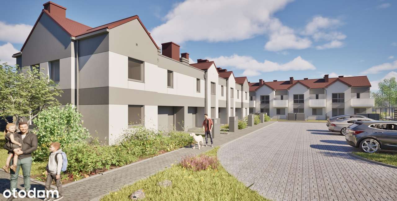 Nowa inwestycja- 3 pokoje z ogródkiem. Brzeg Dolny ul. Szkolna-1