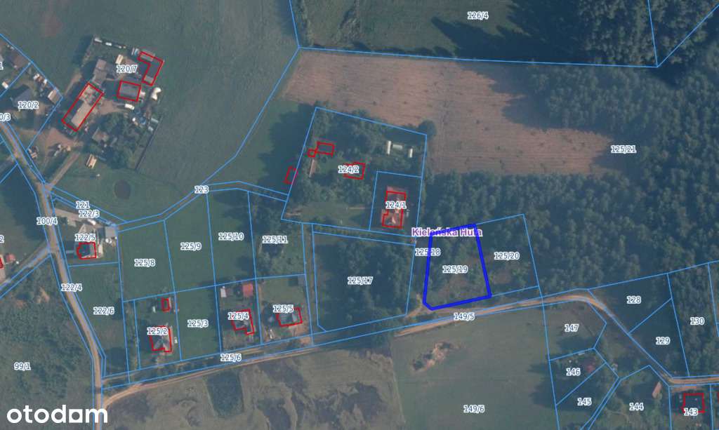 Działka pod zabudowę jednorodzinną Kieleńska Huta-0