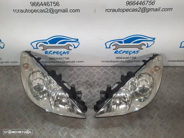 OTICA OTICAS ESQUERDA DIREITA  PEUGEOT 307 FACELIFT OPTICA OPTICAS FAROL FAROIS ORIGINAIS ORIGINAL - 1