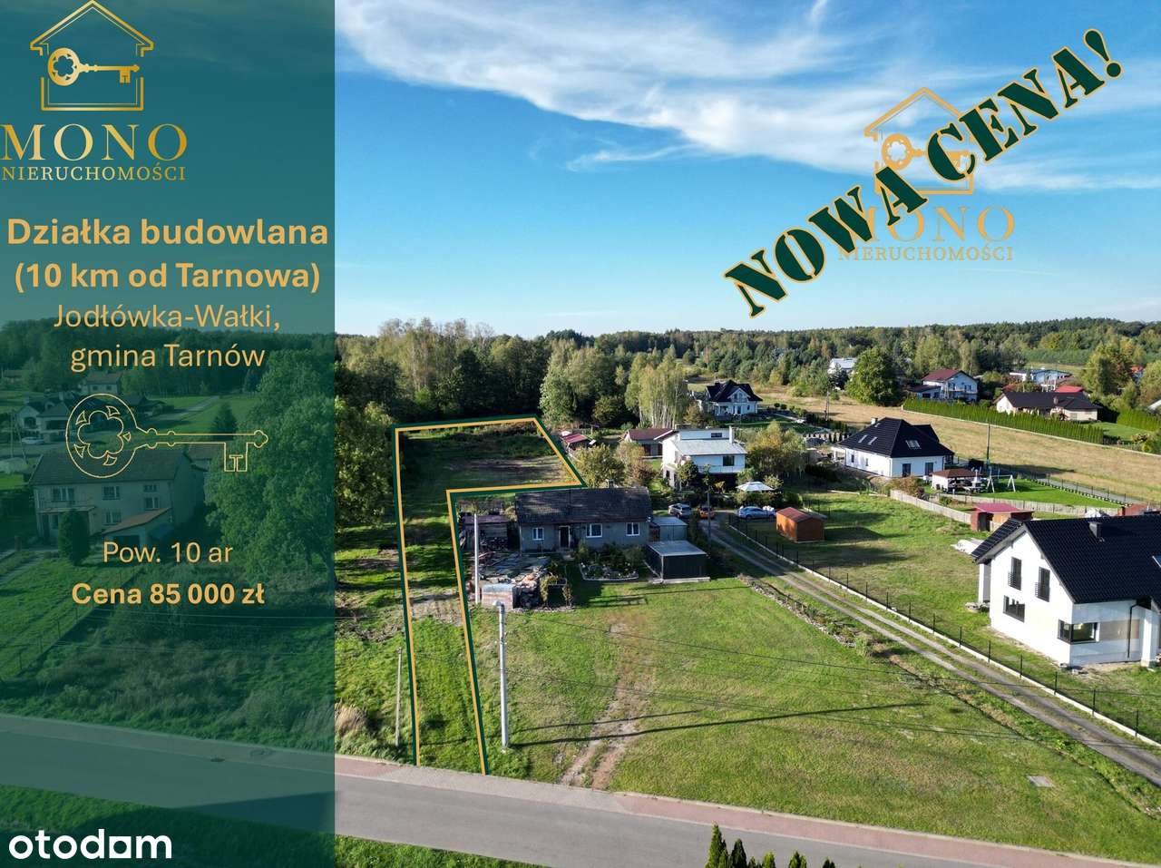 BUDOWLANA 10 AR W JODŁÓWKA-WAŁKI SĄSIEDZTWO LASKU!!