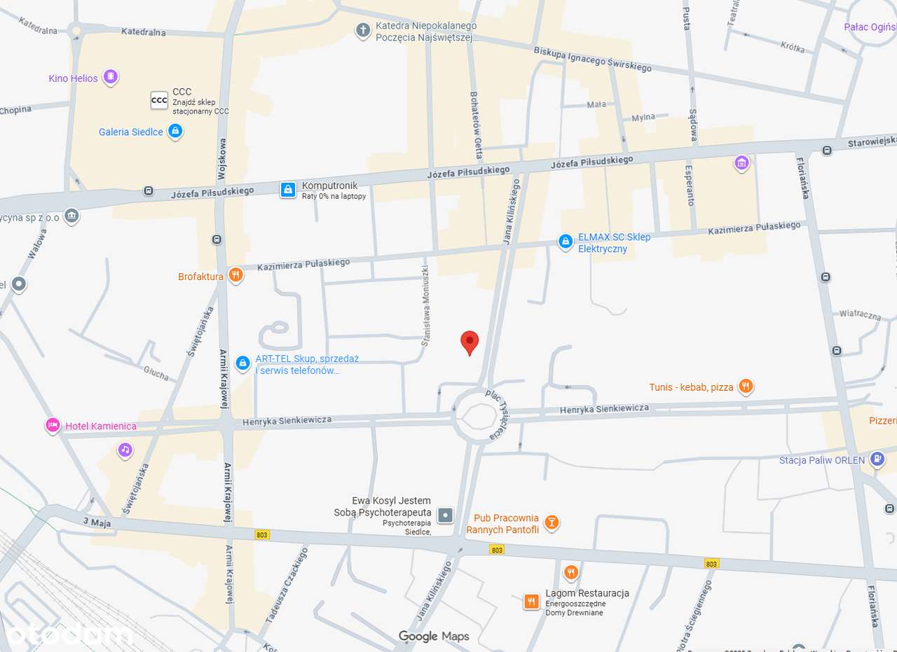 Lokal użytkowy w centrum Siedlec – ul. Jana Kilińskiego-4