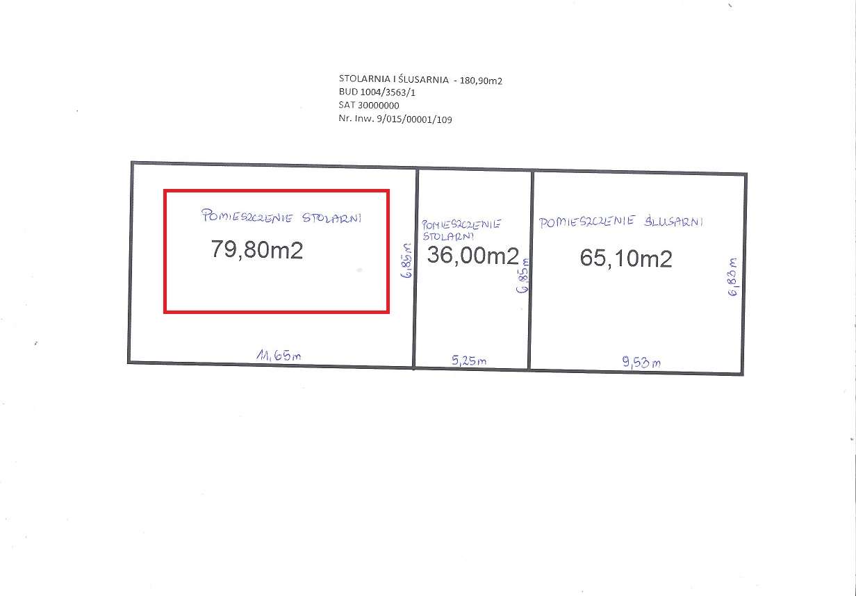 Trzebinia - lokal o pow. 79 m2 w budynku stolarni - Pełny obrazek: 4/4