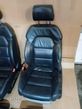 Fotele komplet kanapa czarna skóra elektryczne Audi A6 C6 Sedan - 5