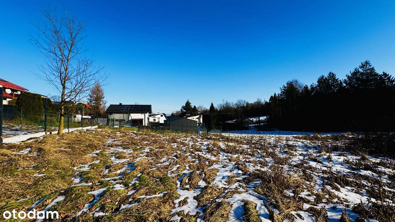 Działka budowlana , nasłoneczniona 1089 m2 SKOCZÓW Kaplicówka-6