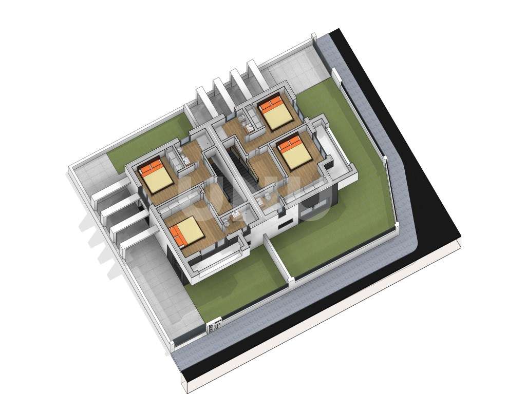 Moradia Geminada em construção - Grande imagem: 4/12