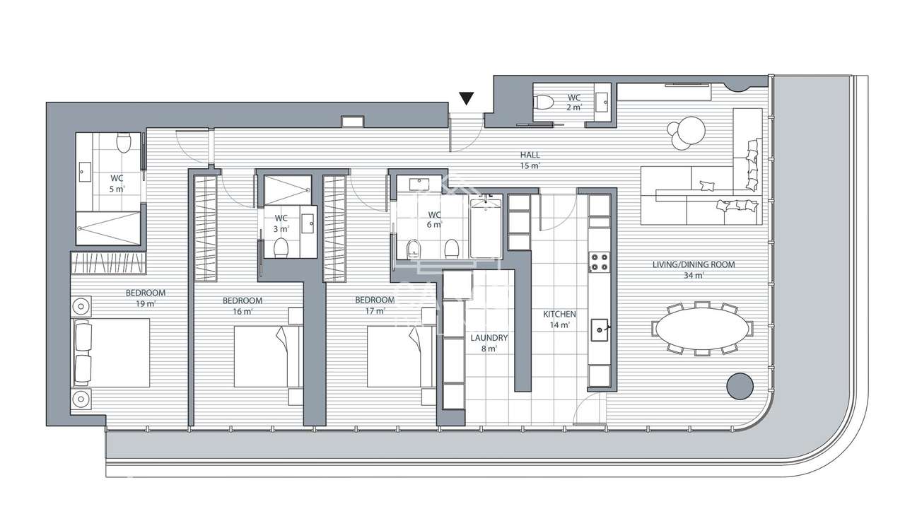 T3 mobilado na Infinity Tower-44