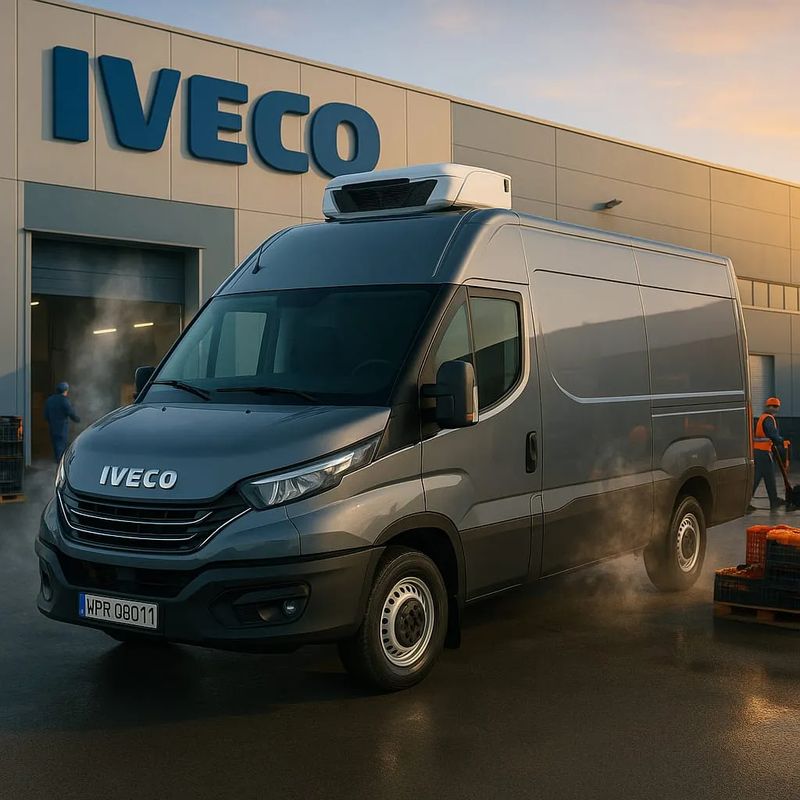 Iveco veco 35S18V Chłodnia Izoterma Furgon Maxi Izolowany Blaszak Krajowy 3l 180KM Ledy Nawigacja