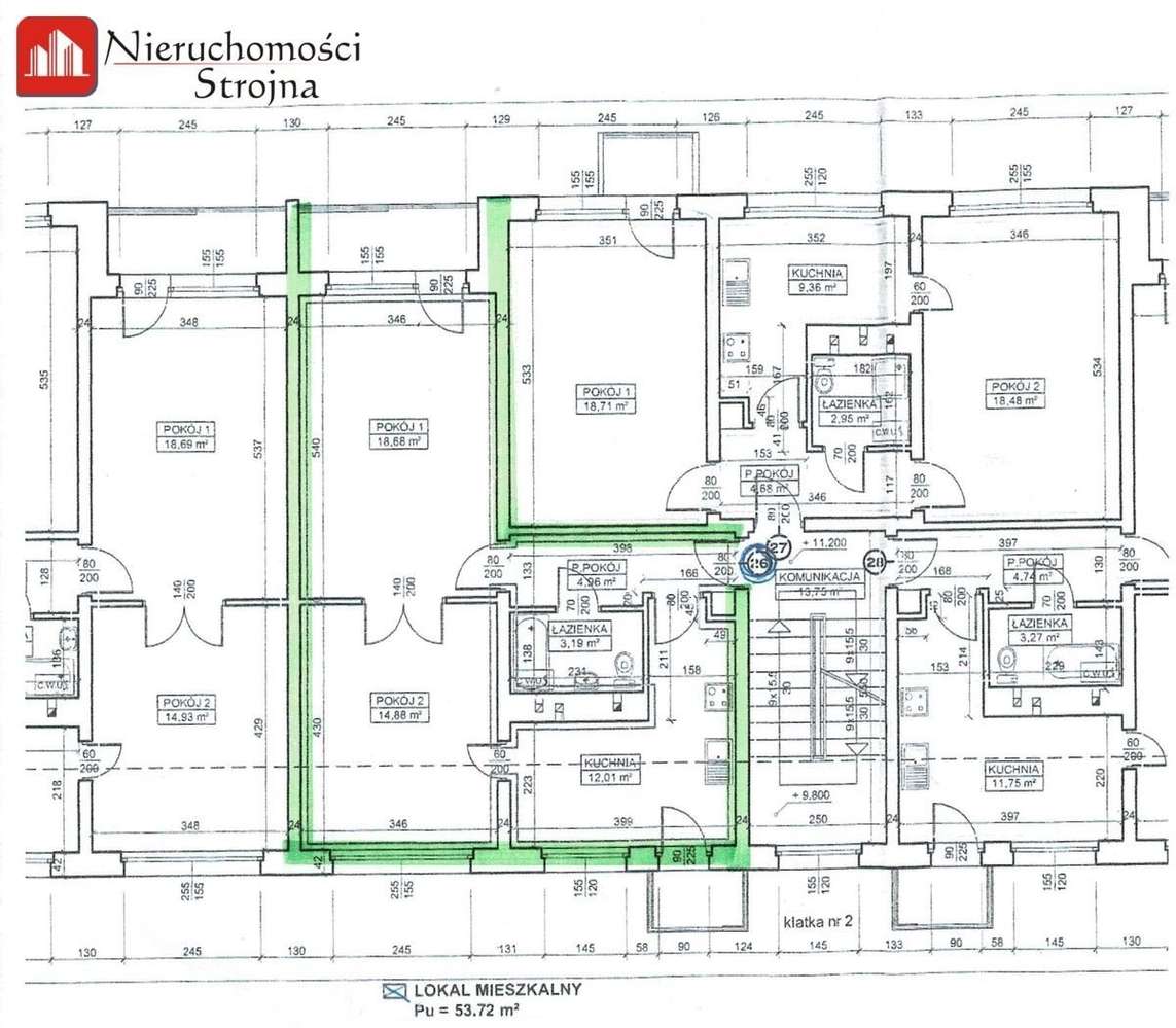 Świetna lokalizacja- 2 Pokoje- ul. Lublańska 53m2-4