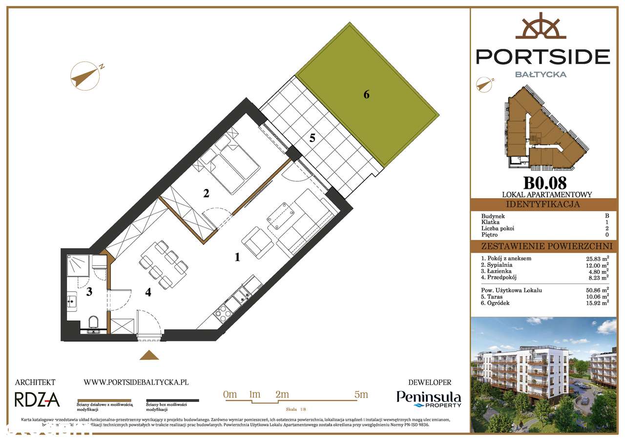 Portside Bałtycka - B0.08 - Pełny obrazek: 2/7
