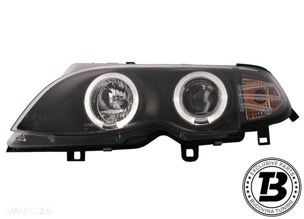 Faruri LED Angel Eyes compatibile cu BMW Seria 3 46 - 2