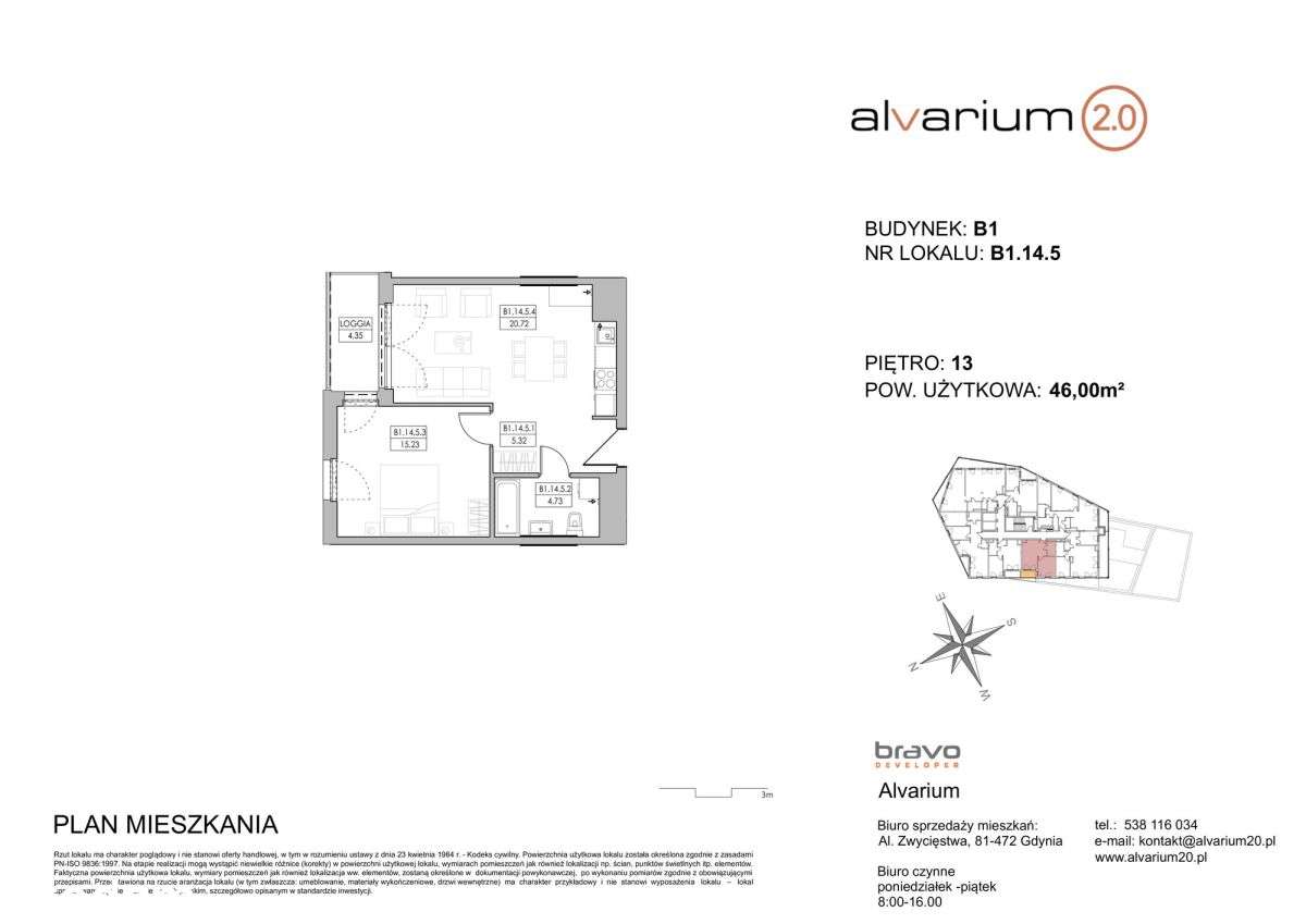 Rabat | 2-pokojowy apartament 46 m2 - Pełny obrazek: 4/4
