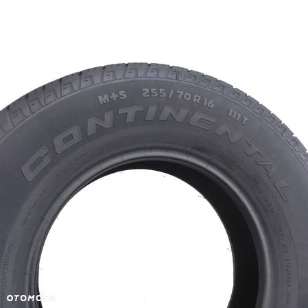 1 x CONTINENTAL 255/70 R16 111T CrossContact LX M+S Lato 8.2mm JAK NOWA - 2