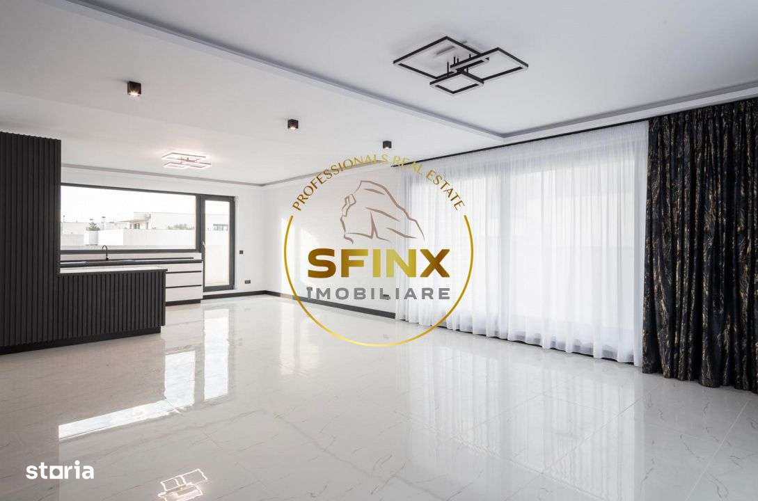 Penthouse premium cu terasa panoramica, 243 mp, bloc nou, 2 locuri de - Imagine principală: 2/18