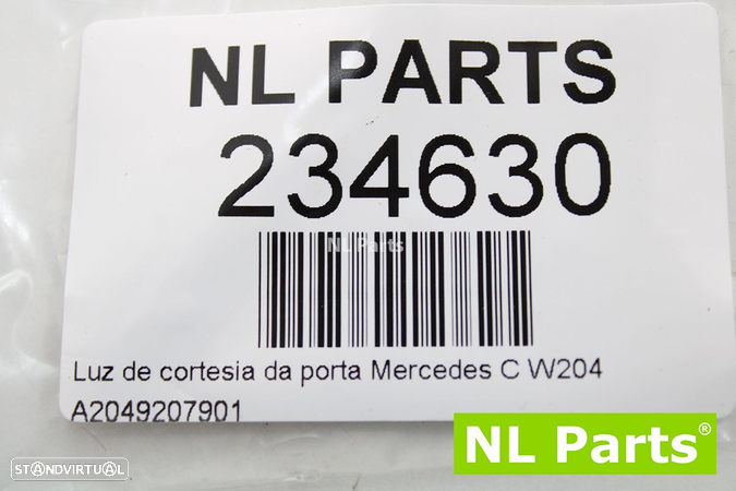 Luz de cortesia da porta Mercedes C W204 A2049207901 - 8