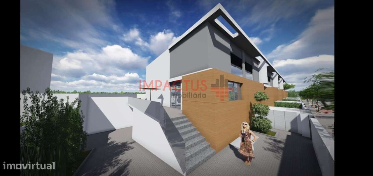 Lote Moradias T3 com dois lugares de garagem - Grande imagem: 4/12