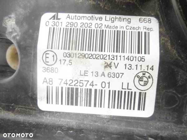 BMW 2 F45 F46 LAMPA PRZEDNIA PRAWA OE 7422574-01 - 5