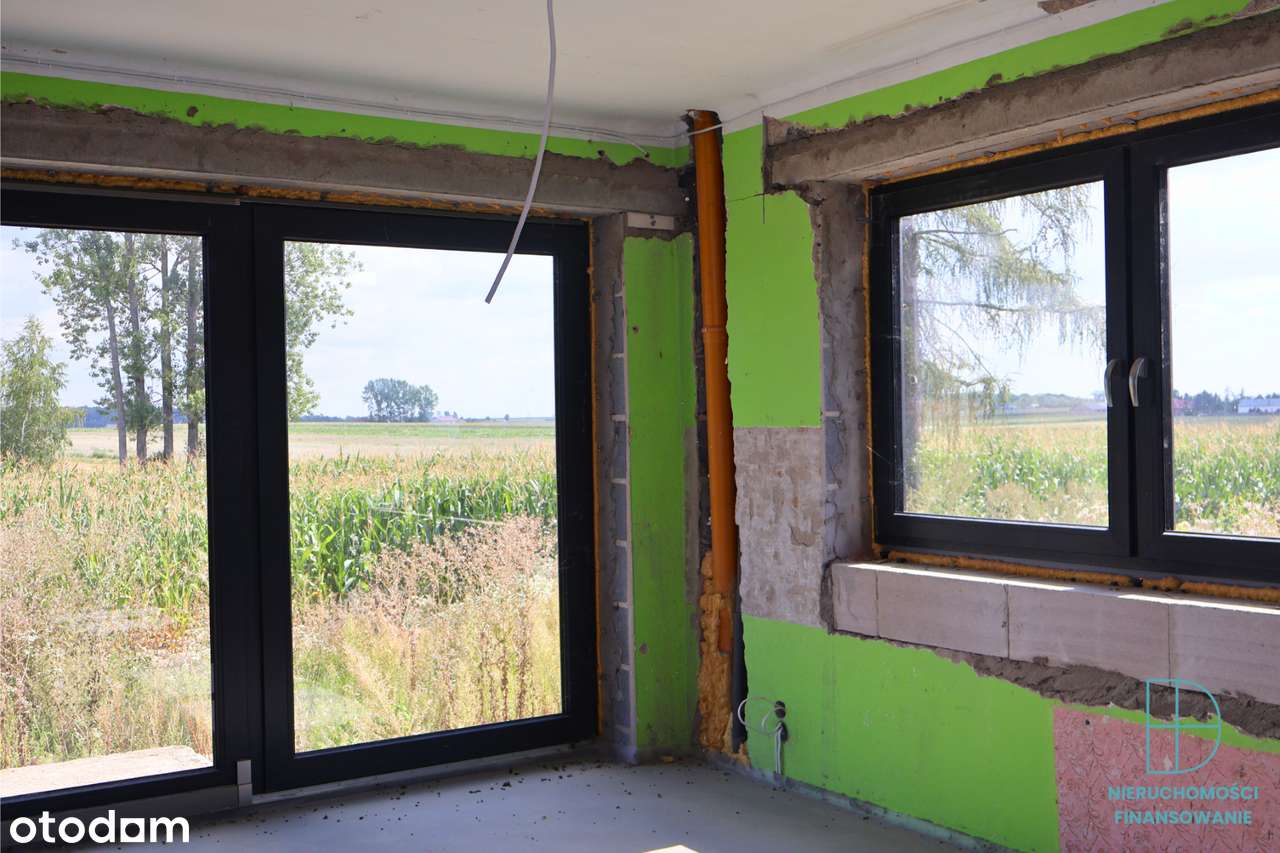 Dom w budowie na dużej działce 4761 m² – Jurków Drugi-13