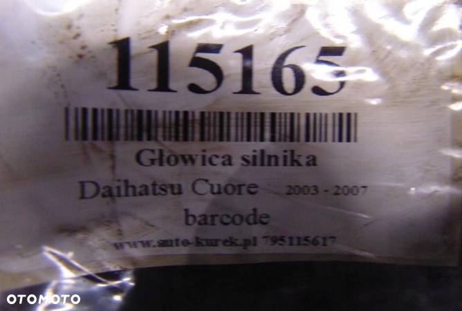 DAIHATSU CUORE 1.0 GLOWICA SILNIKA - 7