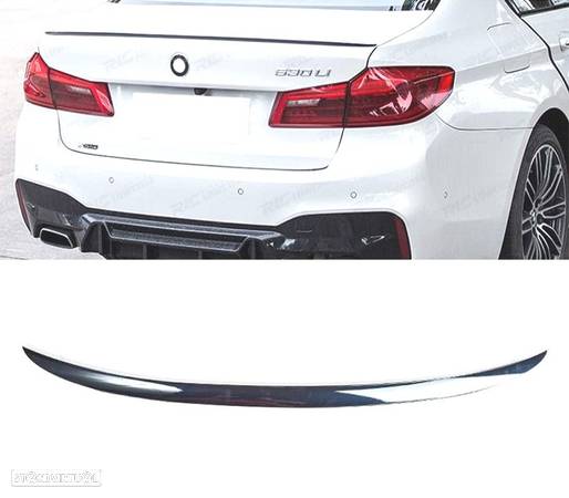 SPOILER TRASEIRO PARA BMW SERIE 5 G30 17- M-PERFORMANCE PRETO BRILHANTE - 2