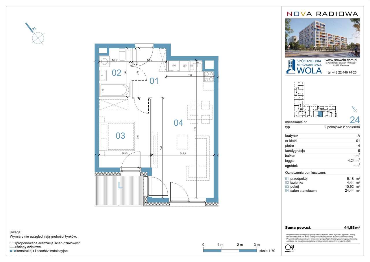 Apartment in Warszawa - Widok 2