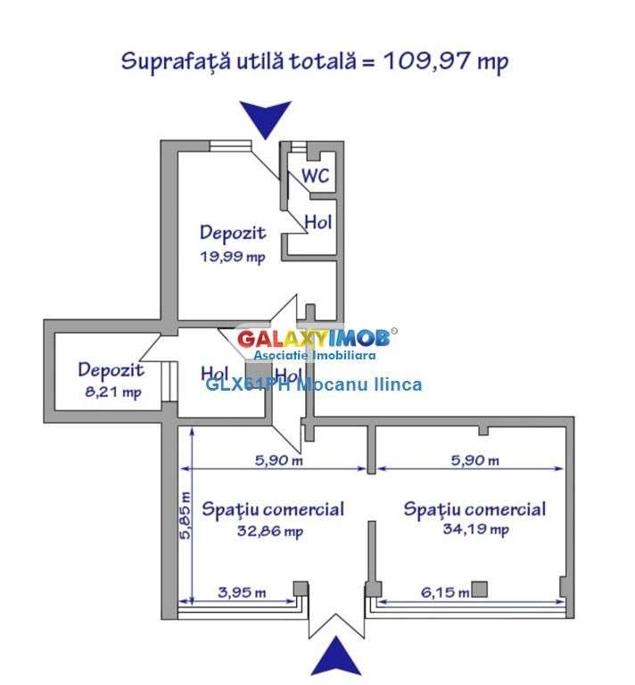 Inchiriere spatiu comercial 110 mp, Piata 9 Mai, Ploiesti - Imagine principală: 3/16