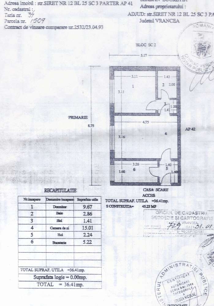 Apartament 2 camere imbunatatit parter zona Scoala Generala 2 - Adjud-13