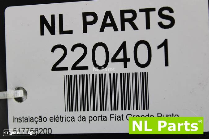 Instalação elétrica da porta Fiat Grande Punto 517756200 - 8