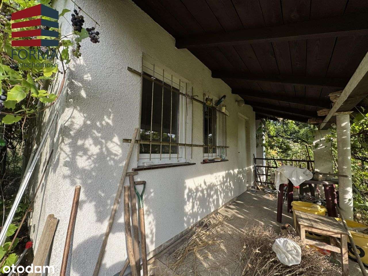 Atrakcyjna działka Rod Strzeszyn , domek murowany - Pełny obrazek: 1/20