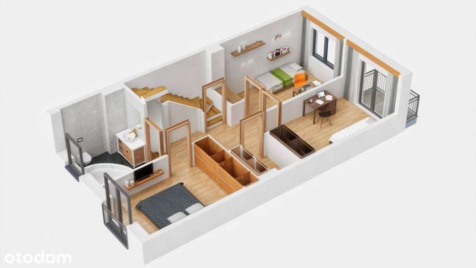 Bezpośrednio ostatni segment, kanalizacja miejska, gaz, lokalizacja-5