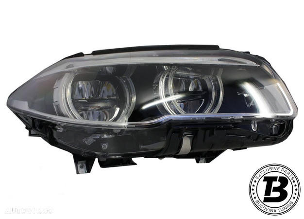 Faruri LED Angel Eyes DRL compatibile cu BMW Seria 5 F10 F11 - 3