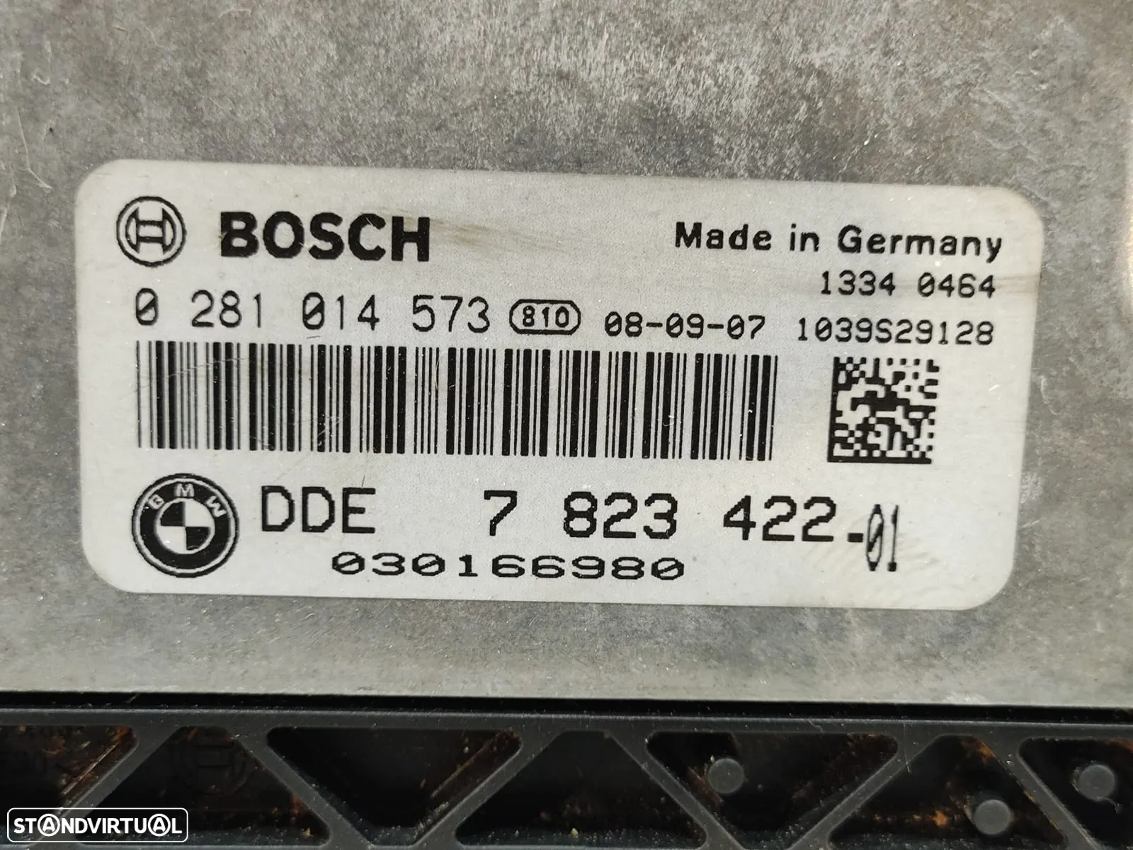 Centralina ECU motor Bosch 0281014573 BMW 7823422 Serie 1 E8X original - 6