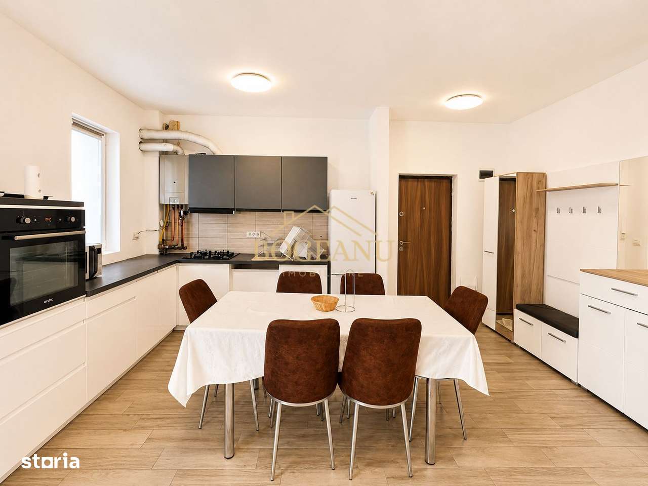 BG191-Apartament 2 camere Mobilat-Utilat,Bloc nou,Parcare-Giroc-5