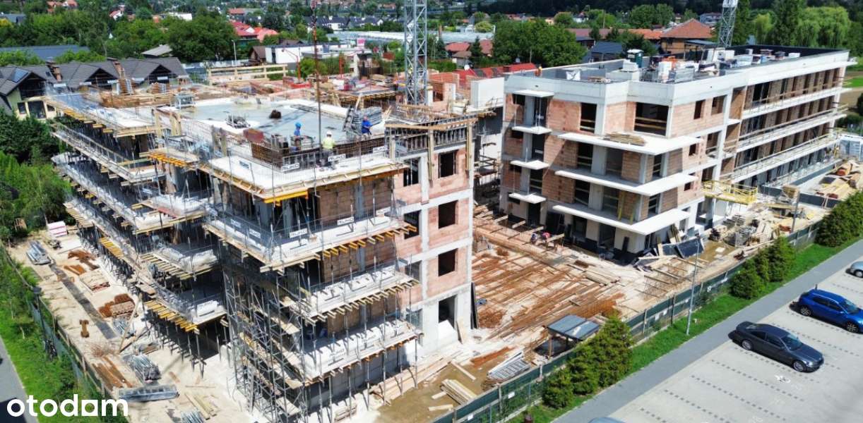 3 pokoje, Prądnik Biały, dwa ogródki, stan deweloperski.-0