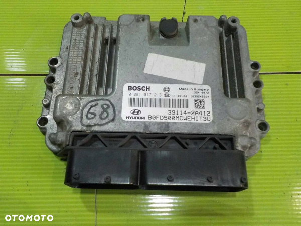 HYUNDAI i30 I LIFT 1.6 CRDI 11r sterownik komputer silnika 0281017213 - 1