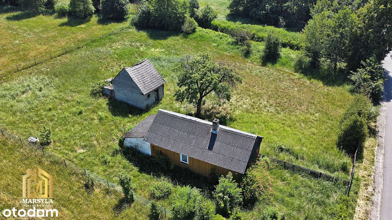 Duża działka z małym domem obok rzeki-7