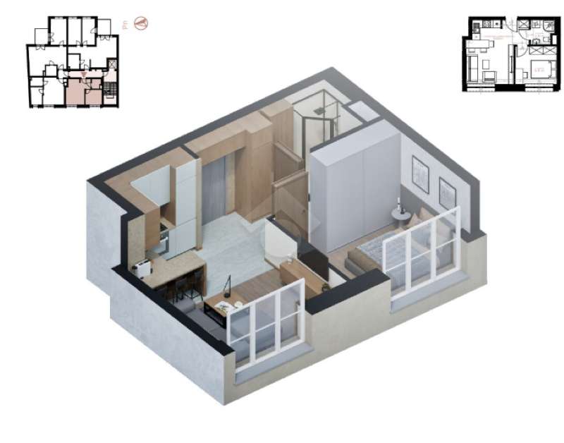 Kraków, Krowodrza - Dwupokojowe mieszkanie w nowej inwestycji!-4