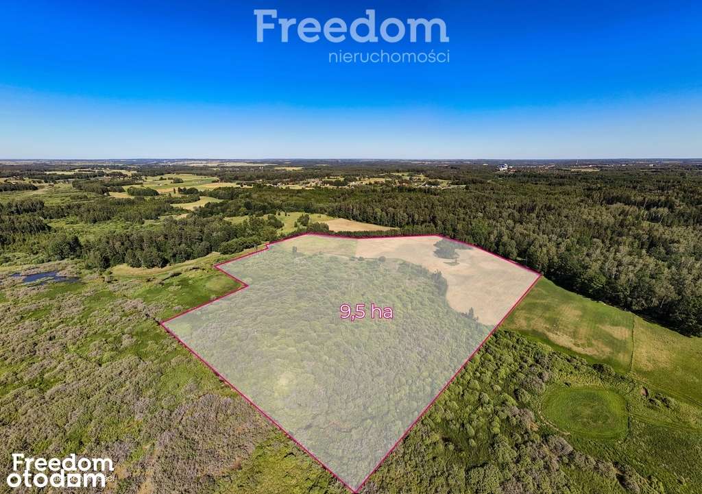 Duża działka rolna z częścią rekreacyjną - Pełny obrazek: 1/13