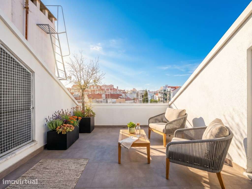 Penthouse T3 Duplex com Terraço | Próximo das Amoreiras-28