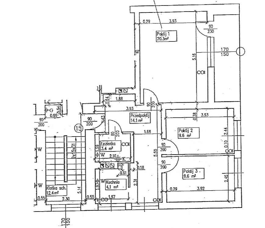 Słoneczne 3 pokojowe mieszkanie, Grunwald, balkon, niski blok!-14
