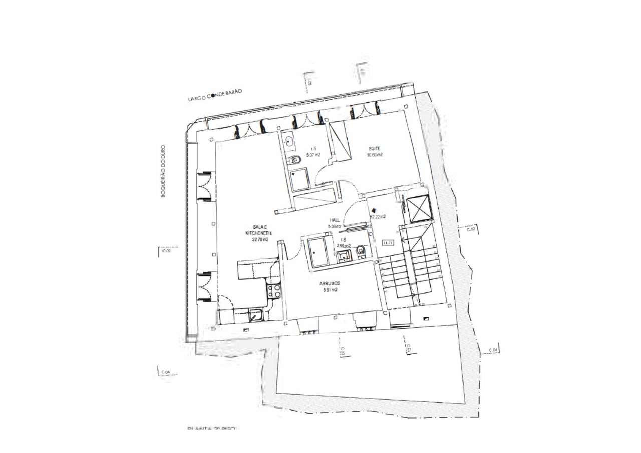 Apartamento T2 à venda no Largo Conde-Barão-42
