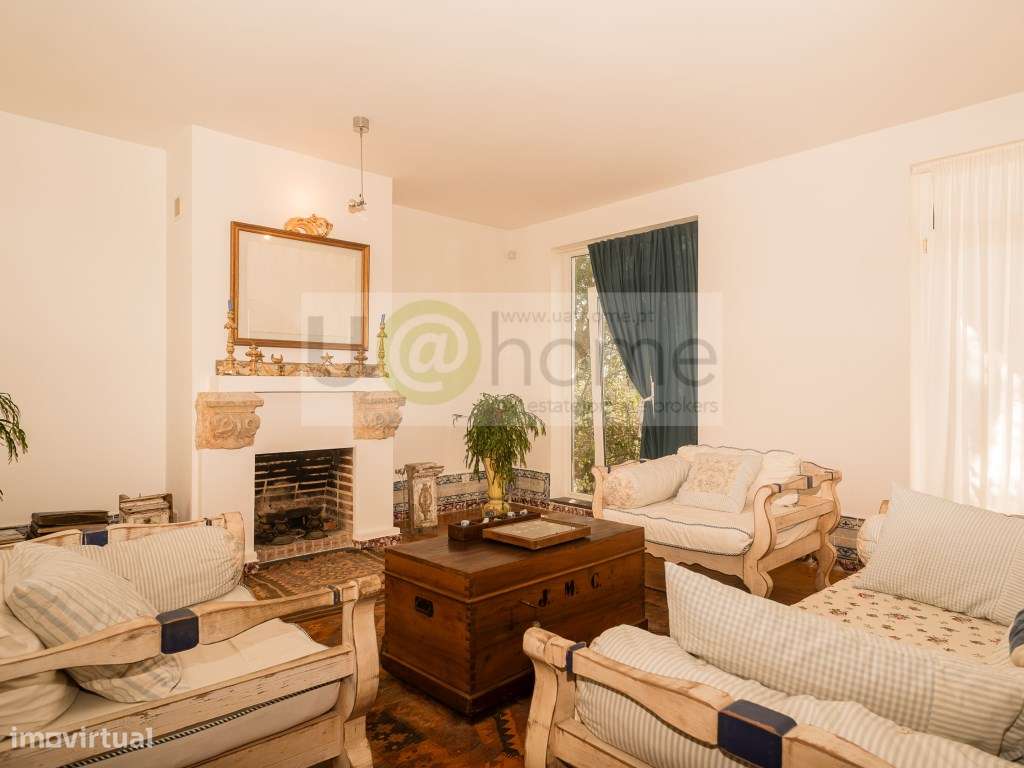 Moradia com piscina e vista mar na Charneca/Cascais-18