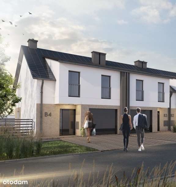 Nowość - Bliźniak  / Duża narożna działka / Garaż w bryle - Pełny obrazek: 2/6