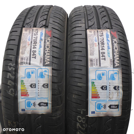 4 x YOKOHAMA 175/70 R14 84T BluEarth AE-01 Lato 2014 - 5