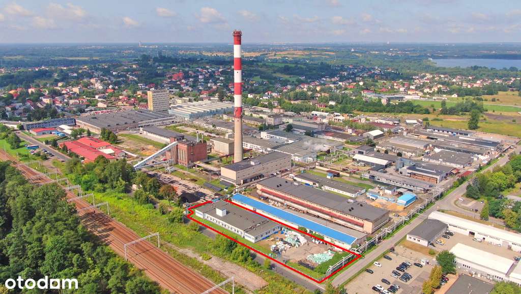 Hala 1220 m² z biurami i mediami – Chełmek-7