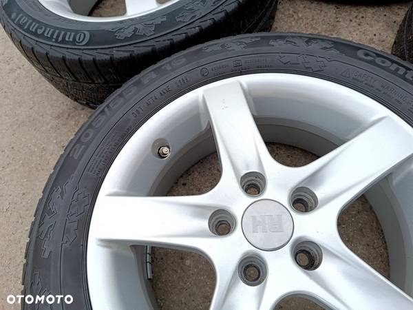 5x110 Alufelgi Felgi Aluminiowe 16 Koła Zimowe Zima OPEL MERIVA B SIGNUM VECTRA C ZAFIRA B ASTRA H SAAB 93 95 FIAT CROMA 500X Legnica ALU-RAD 205/55 7mm - 10