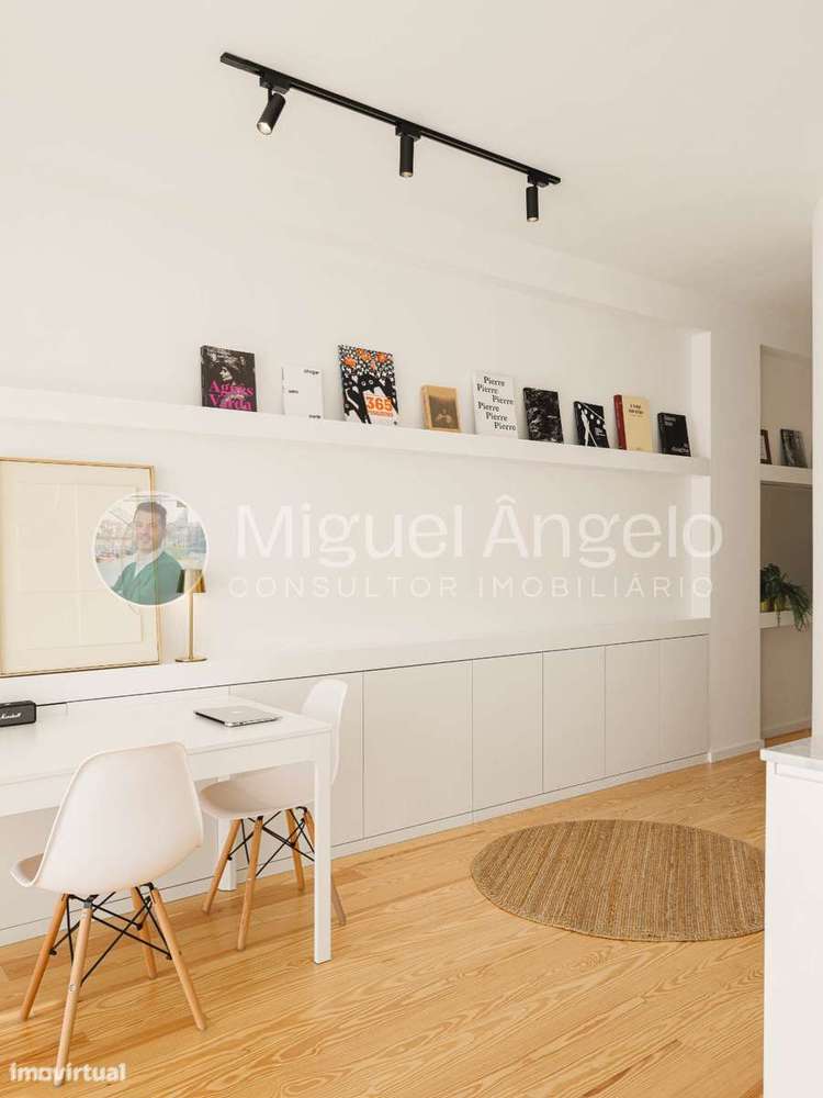Apartamento T1 R/C moderno com terraço no coração do Porto - Grande imagem: 5/12