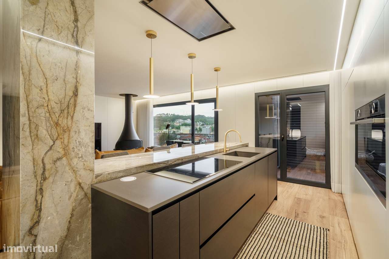 Elegante apartamento T3 em condomínio fechado na encosta do Bom Jesus-20