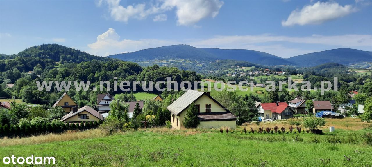 Kształtna, widokowa działka w Beskidzie Wyspowym