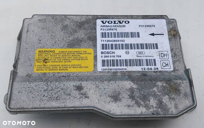 SENSOR AIRBAG PODUSZEK VOLVO V70 0285010709 P31295676 - 1