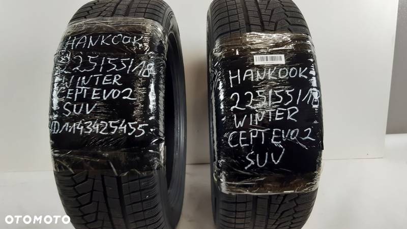 OPONY ZIMOWE HANKOOK WINTER I*CEPT EVO2 SUV 225/55/18 - 11